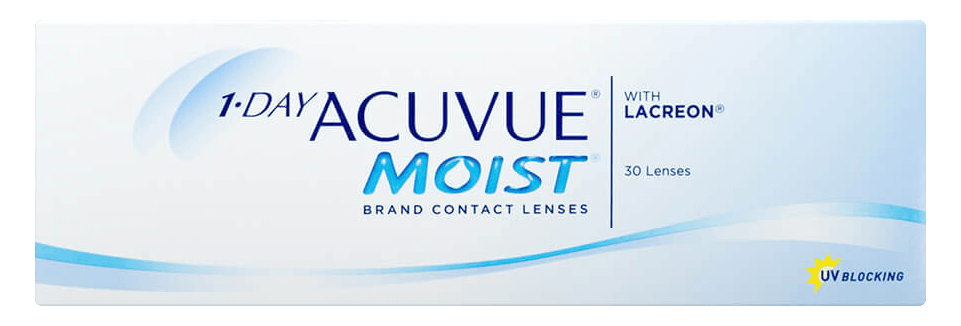 1-Day Acuvue Moist Contact lens(with Lacreon) packing- 30 lenses
