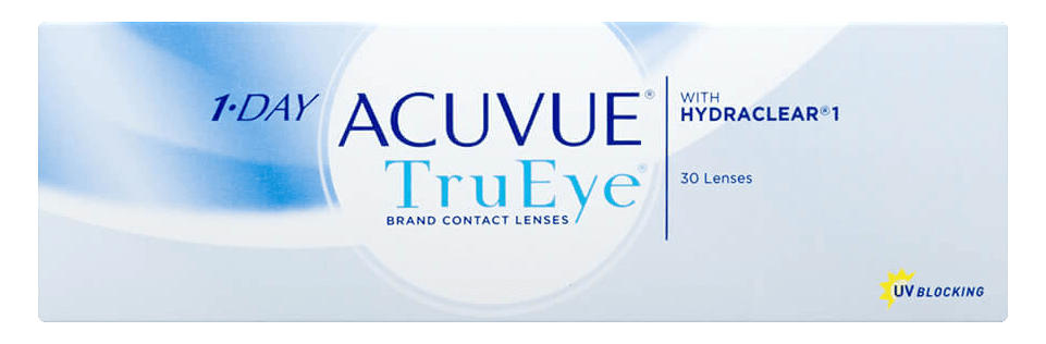 1-Day Acuvue TruEye Contact lens(Hydraclear1) packing- 30 lenses