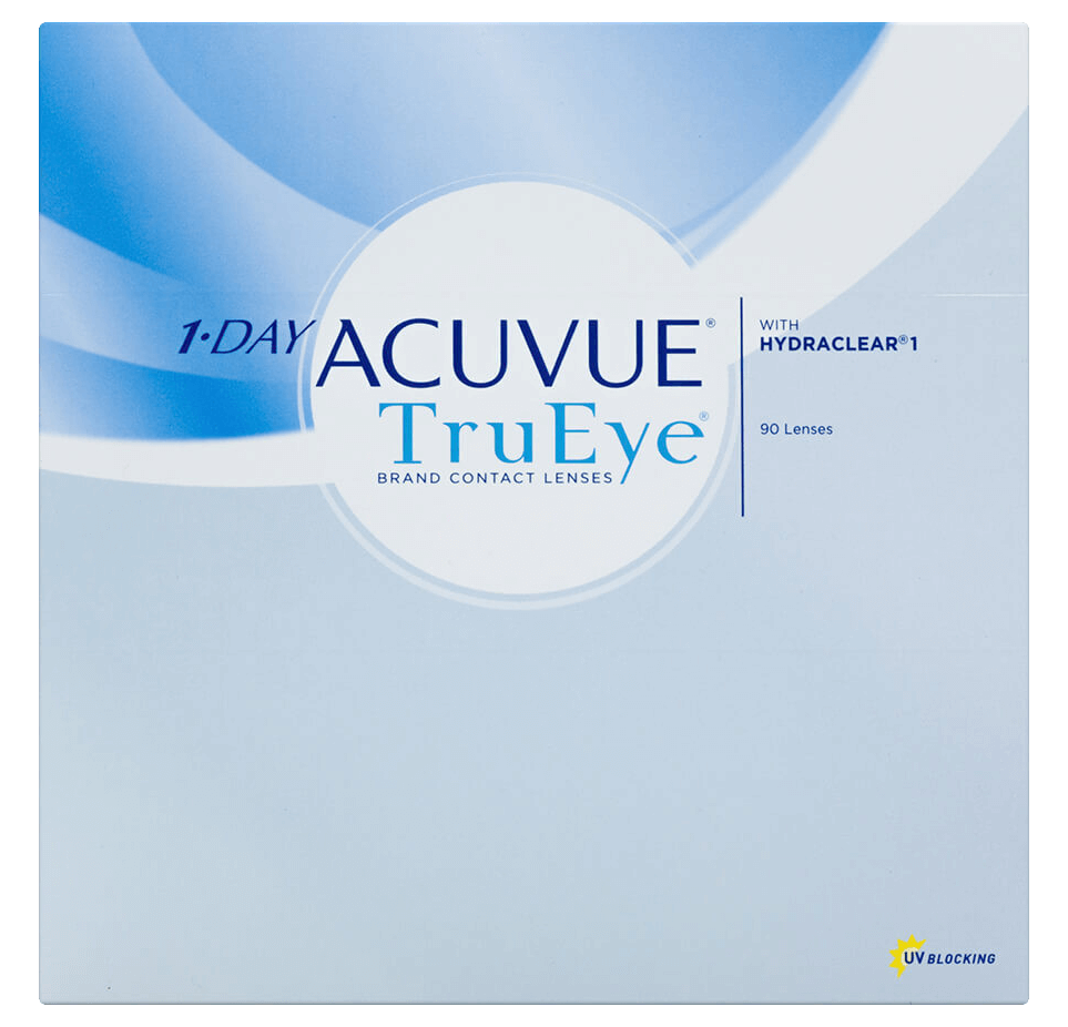 1-Day Acuvue TruEye Contact lens(Hydraclear1) packing- 90 lenses