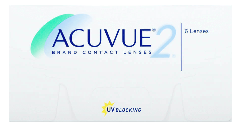 Acuvue 2 contact lenses packing - 6 lenses