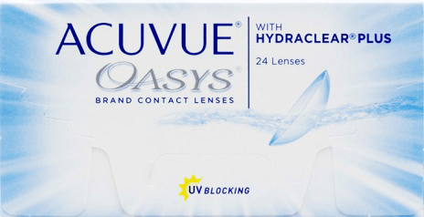 Acuvue Oasys Contact lens(HydraClear Plus)packing- 24 lenses
