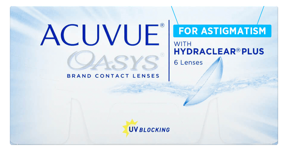 Acuvue Oasys Contact lens(HydraClear Plus)packing- 6 lenses