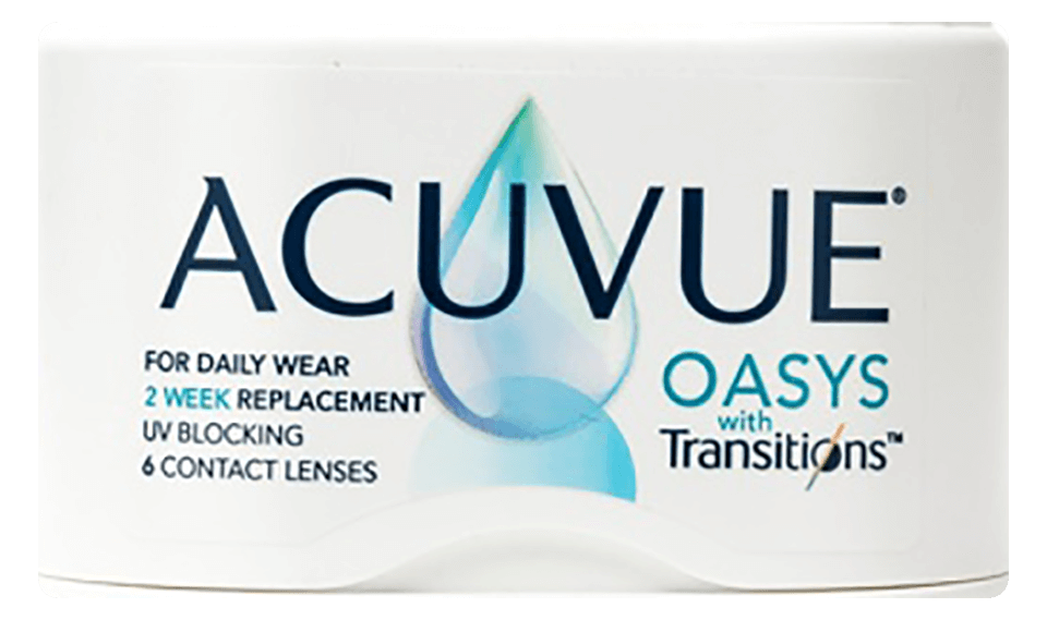 Acuvue® Oasys With Transitions™ packing- 6 lenses