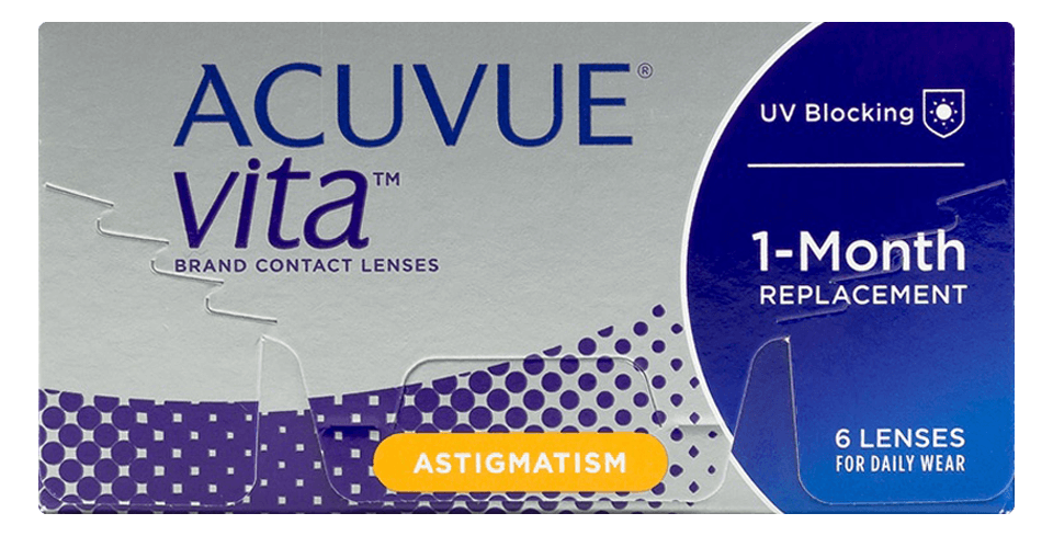 Acuvue® Vita® For Astigmatism packing- 6 lenses