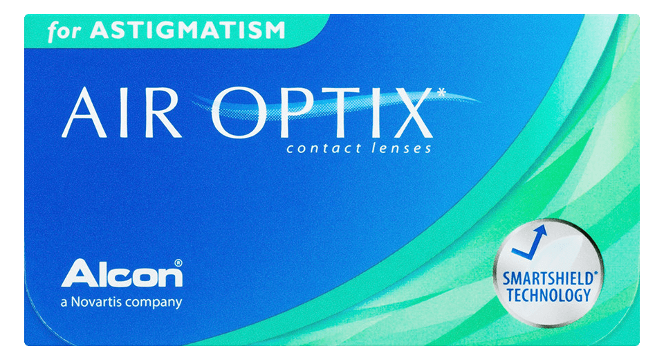 Air Optix® For Astigmatism contact lenses packing