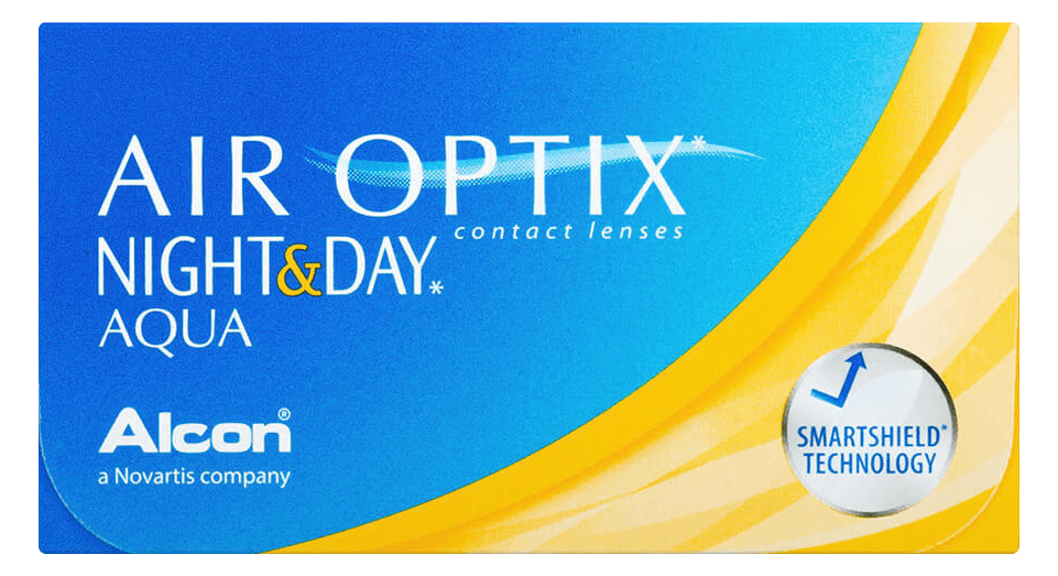 Air Optix® Night & Day® Aqua contact lenses packing