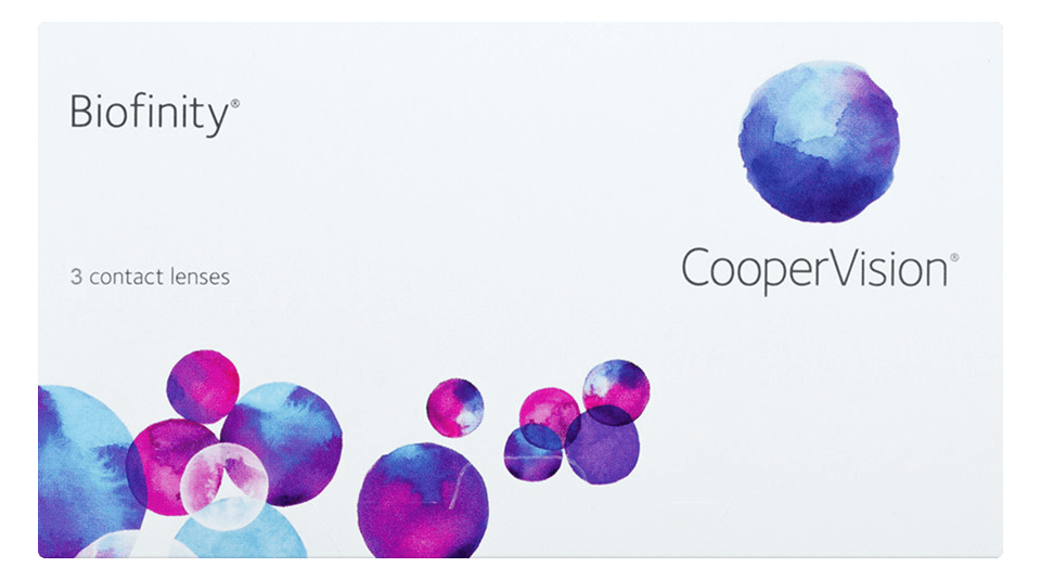 Biofinity® contact lens packing - 3 lenses