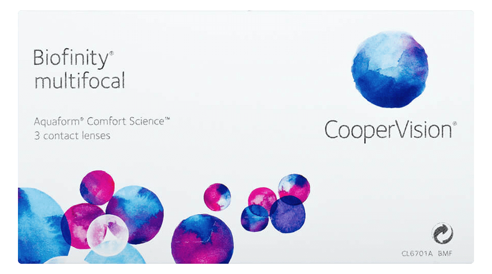 Biofinity® Multifocal contact lens packing - 3 lenses