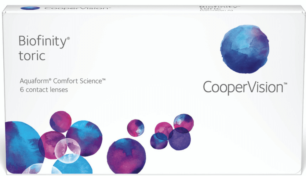 Biofinity® Toric contact lens packing - 6 lens