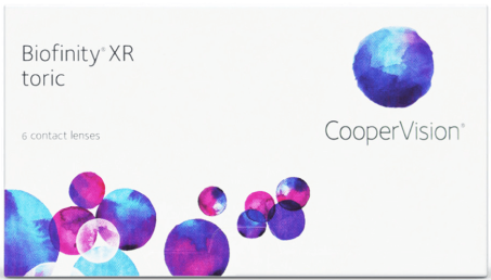 Biofinity® Xr Toric contact lenses packing - 6 lens
