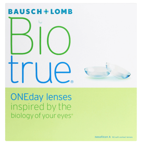 Biotrue Oneday 90 Pack contact lenses packing