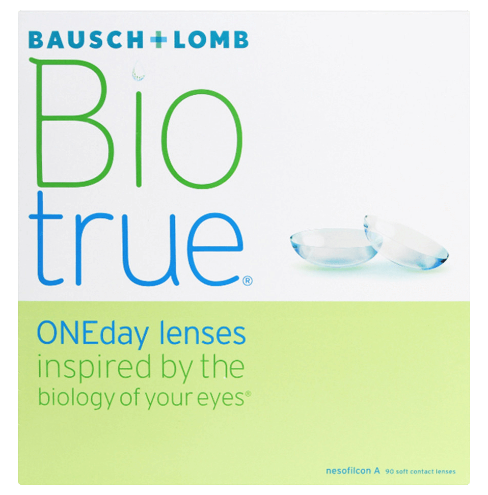 Biotrue Oneday 90 Pack contact lenses packing
