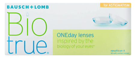 Biotrue ONEday lenses for Astigmatism packing-30 lenses