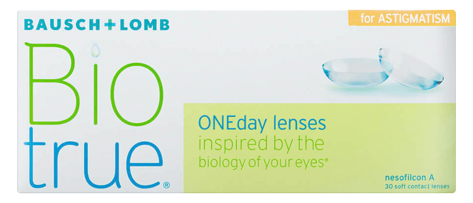 Biotrue ONEday lenses for Astigmatism packing-30 lenses