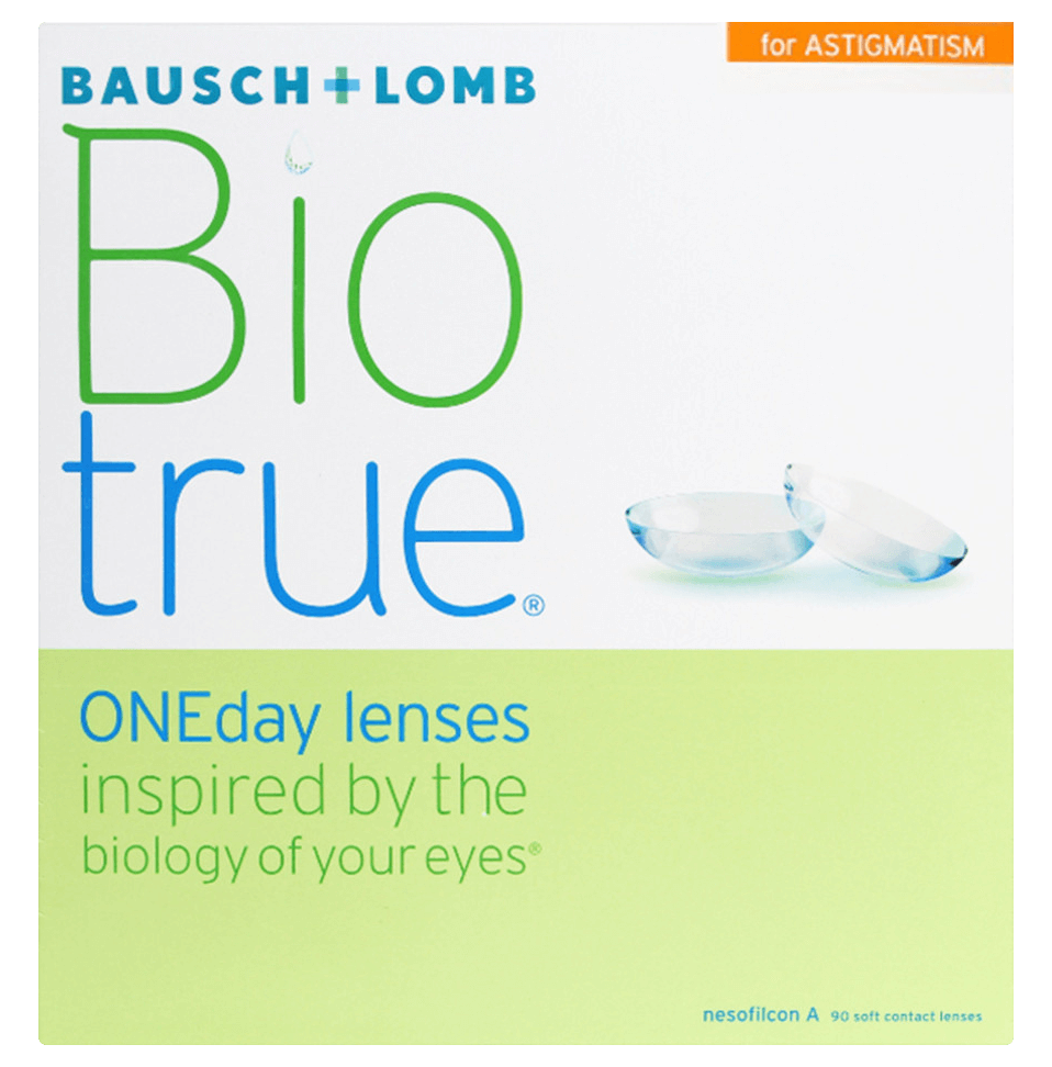 Biotrue Oneday For Astigmatism contact lenses packing - 90 Pack