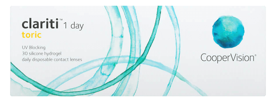 Clariti® 1 Day Toric contact lenses packing-30 silicon hydrogel daily disposible lenses