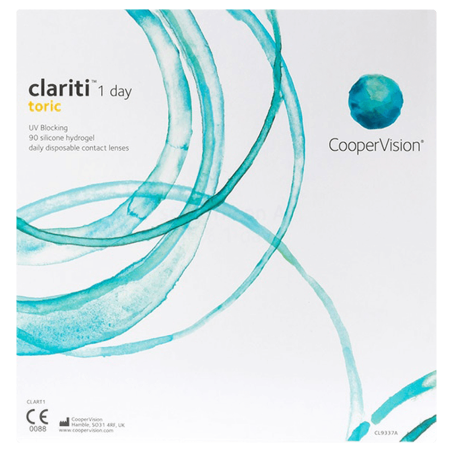 Clariti® 1 DayToric contact lenses packing-90 silicon hydrogel daily disposible lenses