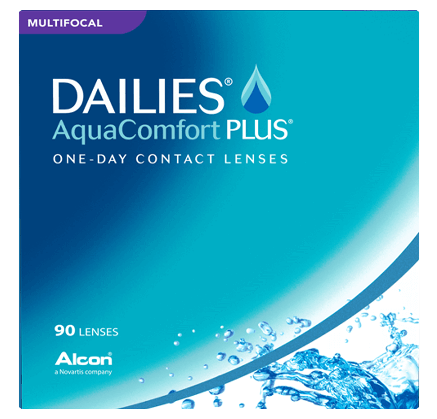 Dailies® Aquacomfort Plus® Multifocal contact lens packing-90 lenses