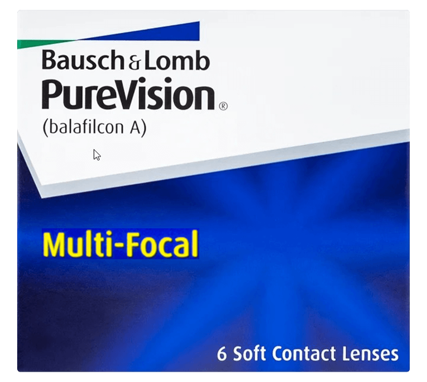 Purevision Multi-Focal contact lens packing-6 lenses