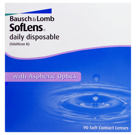 SofLens Daily Disposable contact lens packing-90 lenses