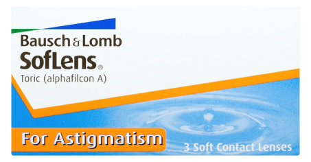SofLens Toric for Astigmatism contact lens packing-3 lenses